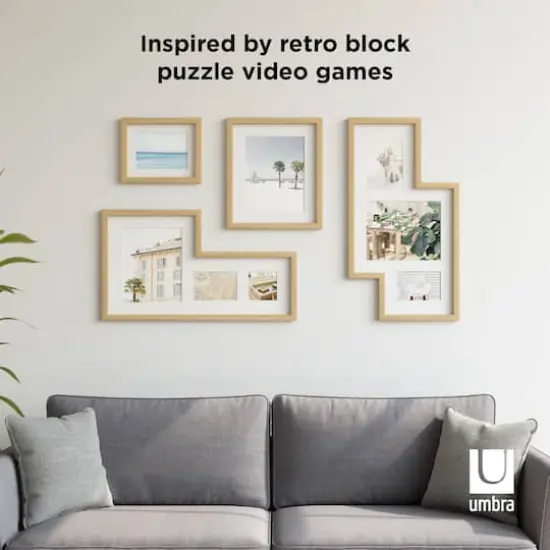 Umbra Natural Mingle Gallery Picture Frame Set {3}