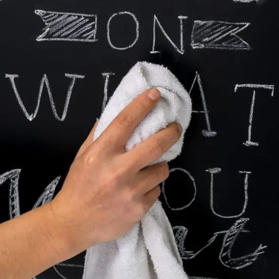 Glitzhome&reg; 30" Brown Wood Chalkboard {9}