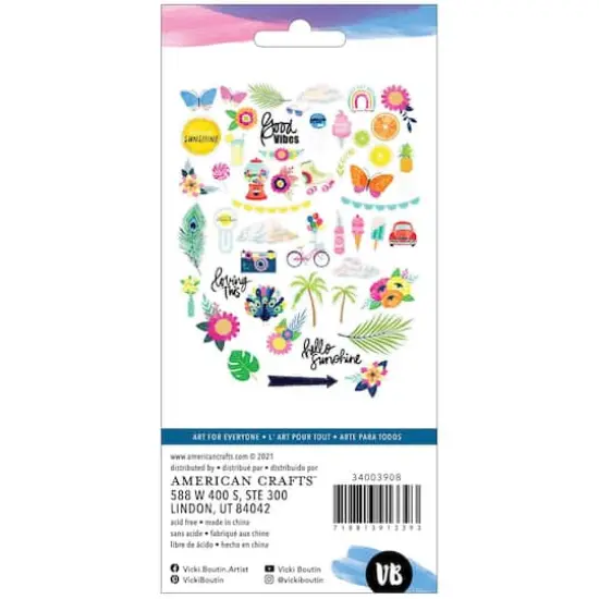 American Crafts&trade; Vicki Boutin Sweet Rush Ephemera Cardstock Die-Cuts {3}