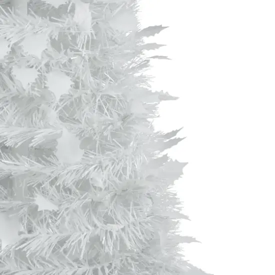 6ft. Unit White Tinsel Pop-Up Artificial Christmas Tree {6}