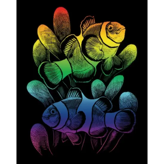 Royal & Langnickel&reg; Engraving Art&trade; Clownfish Rainbow Foil Kit {3}