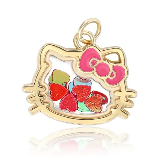 Hello Kitty&reg; Gold Shaker Charm {1}