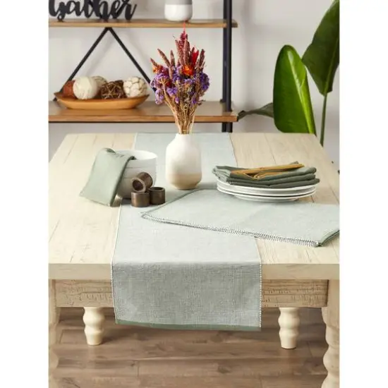 DII&reg; Eco-Friendly Fine Ribbed Placemats, 6ct. Artichoke {7}