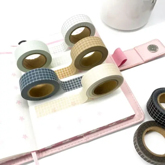 Grid Line Crafting Washi Tape Set by Recollections&trade; {3}