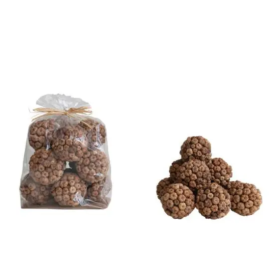 Hello Honey&reg; Round Dried Natural Peepal Pod Orbs, 12ct. {4}