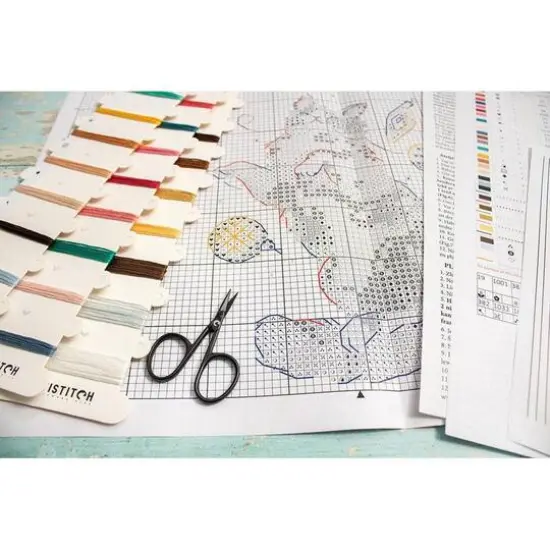 LetiStitch Cat's Happiness Counted Cross Stitch Kit {8}