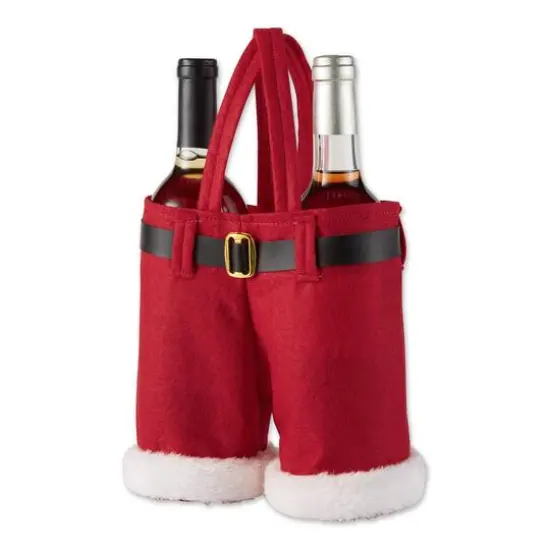 DII&reg; Santa Pants Bottle Tote Set {4}