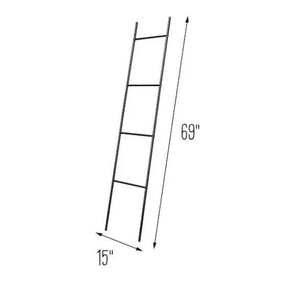 Honey Can Do Black Ladder Rack {7}