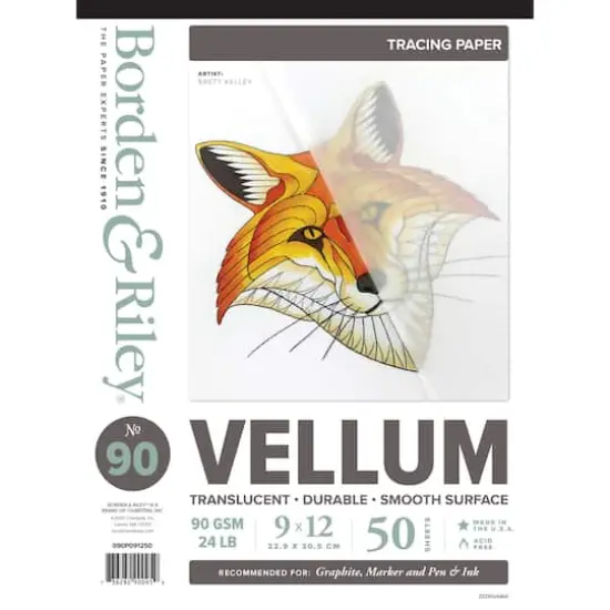 Borden & Riley&reg; No.90 Sheer Trace Vellum Pad {1}