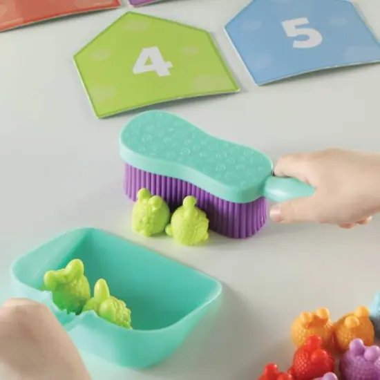 Learning Resources Count & Clean Dust Bunnies Gross Motor Game {6}