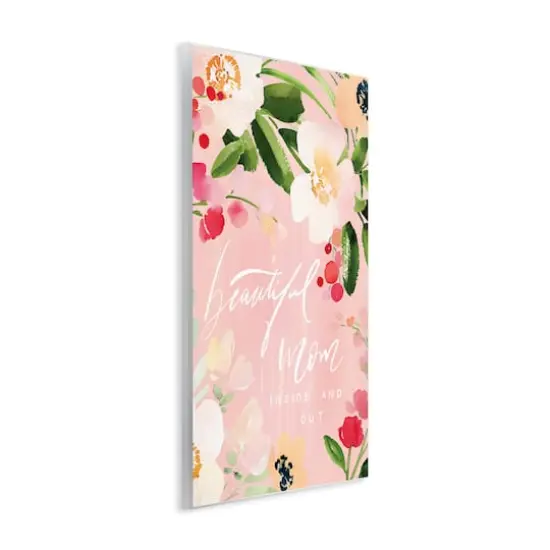 Stupell Industries Beautiful Mom Floral Mother's Day Wall Plaque Art {4}