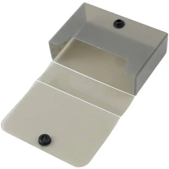 JAM Paper Smoke Plastic Business Card Holder Case {5}