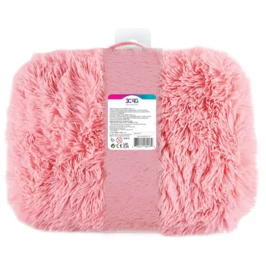 Make It Real&trade; 3C4G: Pink & Gold Deluxe Fur Lap Desk {4}