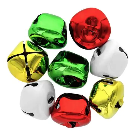 Essentials by Leisure Arts 1.38" Traditional Christmas Jingle Bells, 8ct. {3}