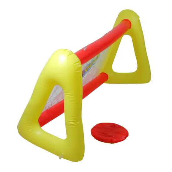 Pool Central® 51" Inflatable Red and Yellow Swimming Pool Frisbee Game Set {3}