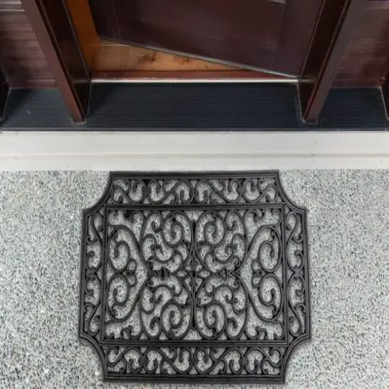 DII&reg; French Quarter Rubber Doormat {6}