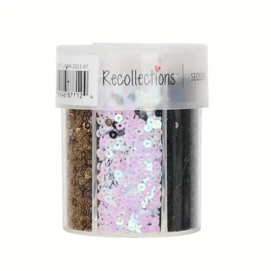 Signature™ Metallic Sequins Glitter Caddy by Recollections™ {4}