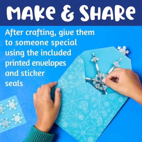Creativity for Kids&reg; Beaded Snowflake Ornaments {7}