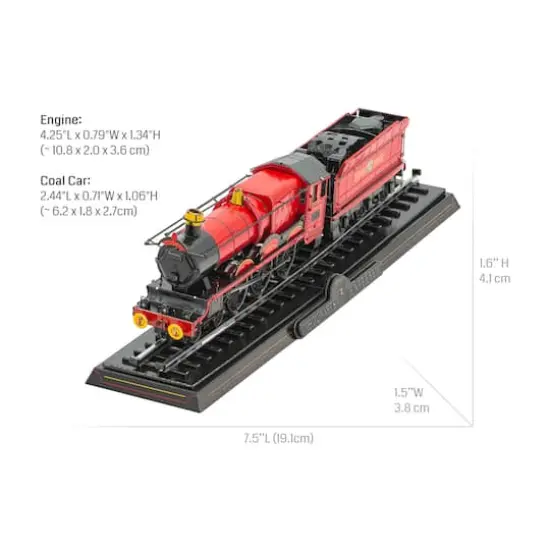 Metal Earth 3D Metal Model Kit - Harry Potter Hogwarts Express with Track {8}