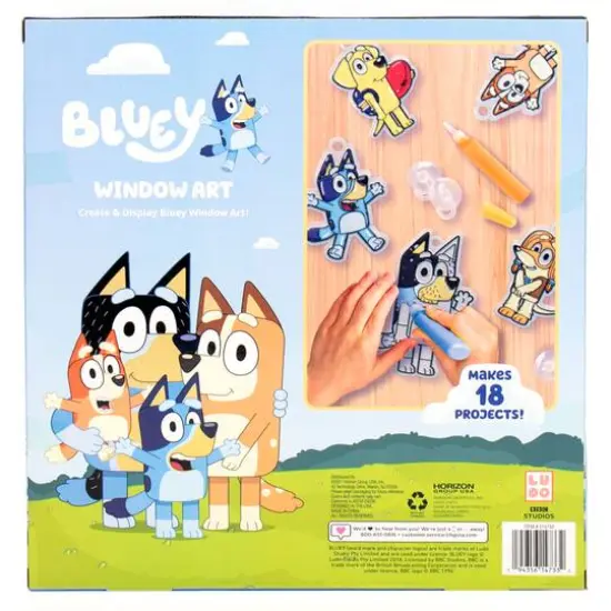 Bluey Window Art Kit {7}