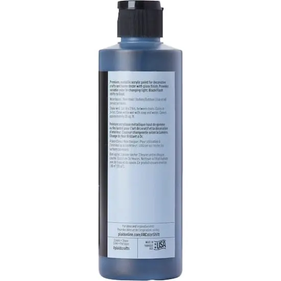 FolkArt&reg; Color Shift&trade; Gloss Metallic Acrylic Paint 36372 Black Flash {4}