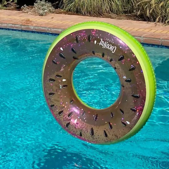 Salus CocoNut 42" Juicy Watermelon Glitter Pool Float {4}