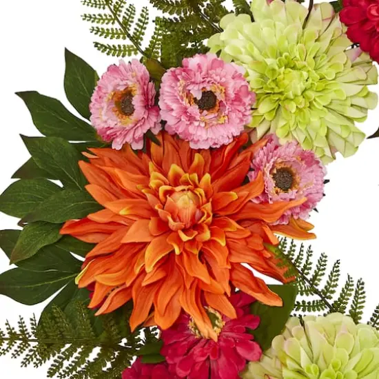 20" Dahlia Wreath {3}