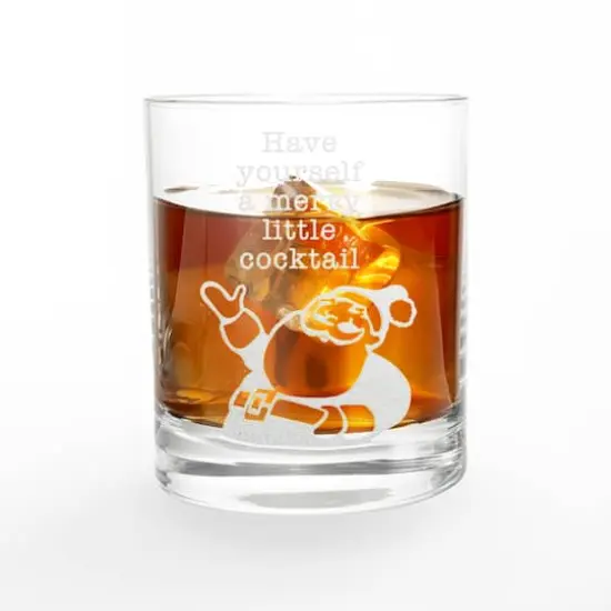 11oz. A Merry Little Cocktail Whiskey Glass {3}