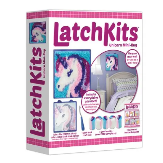 Kahootz Toys LatchKits Mini Rug Unicorn {5}