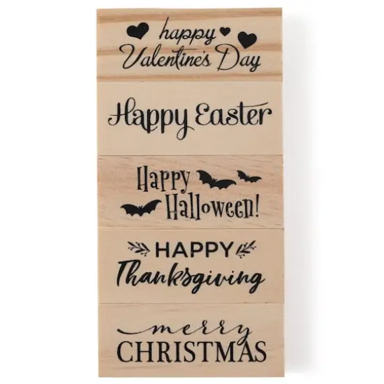 Holidays Wood Stamp Set by Recollections&trade; {4}