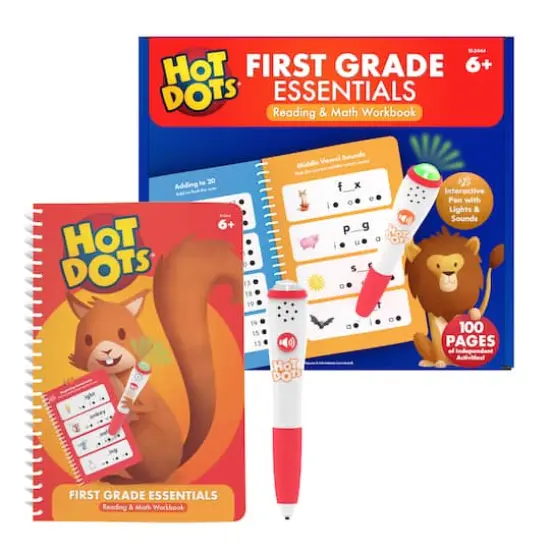 Educational Insights Hot Dots First Grade Essentials Reading & Math Workbook {1}