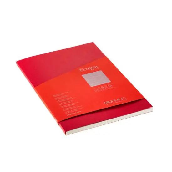 Fabriano&reg; EcoQua Plus A4 Lined Glue-Bound Notebook Red {6}