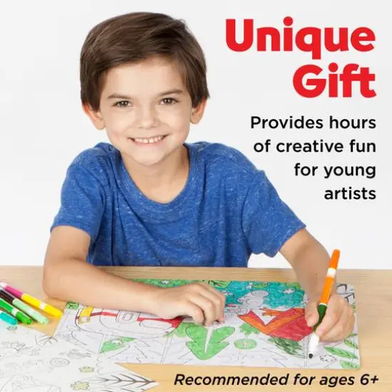 Creativity for Kids Color By Number Puzzles Camping Kit {9}