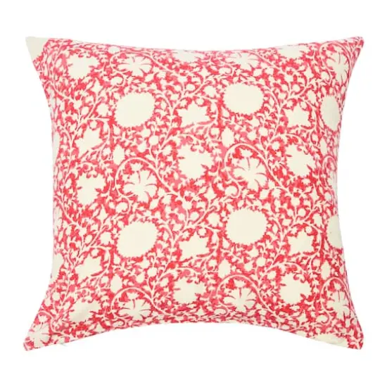 Hello Honey&reg; Red Ivy Print Pillow Cover {1}