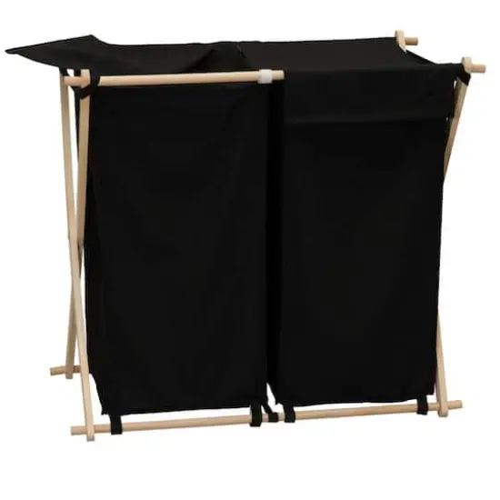 Household Essentials X-Frame Laundry Sorter Black {7}