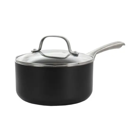 Oster Palladium 8-Piece Black Aluminum Cookware Set {8}