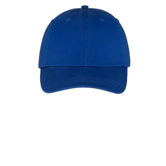 Port & Company&reg; Washed Twill Cap Royal {1}