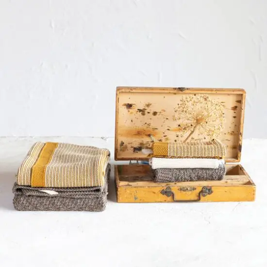 Hello Honey&reg; Cotton Knit Tea Towel with Loop, 2ct. {4}