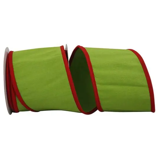 Reliant 4" x 5yd. Deluxe Dupioni Folded Heavy Wired Ribbon {1}