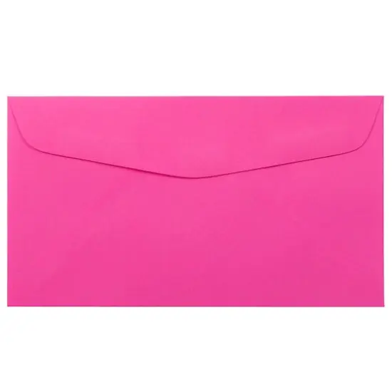 JAM Paper 3.625" x 6.5" Business Envelopes, 50ct. Fuchsia {1}