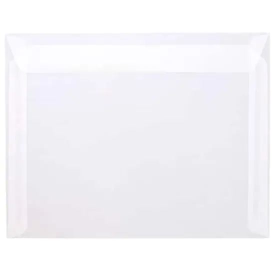 JAM Paper 9.5" x 12.625" Translucent Clear Vellum Envelopes, 25ct. {1}