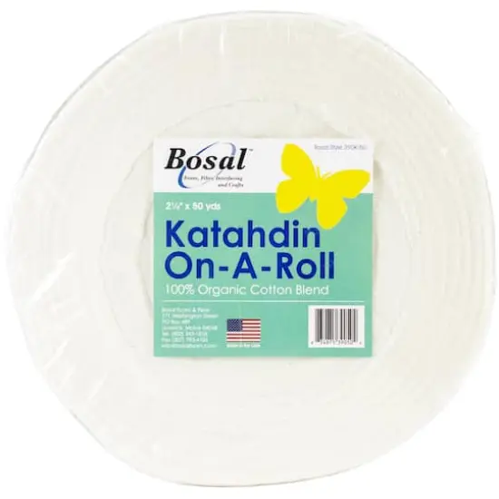 Bosal Katahdin On-A-Roll 2.25" Organic Cotton Batting, 50yd. {1}