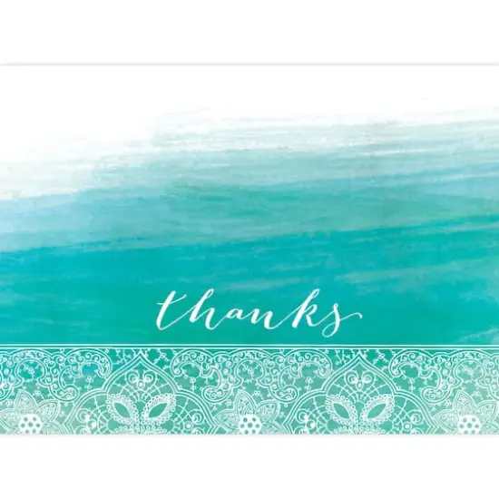 JAM Paper Assorted Colorful Ombre Blank Thank You Cards Set, 36ct. {3}