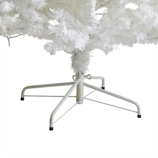 8ft. Unlit White Artificial Christmas Tree {5}