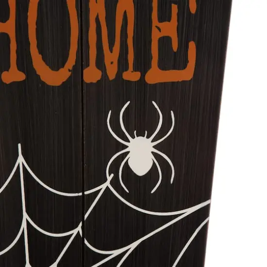 Glitzhome&reg; 3.5ft. Halloween Wooden Coffin Porch Leaning D&eacute;cor {4}