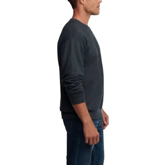 Fruit of the Loom Eversoft Fleece Crew SweatshirtBlack Heather {5}