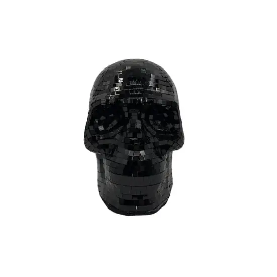 7" Disco Skull Tabletop D&eacute;cor by Ashland&reg; Black {1}