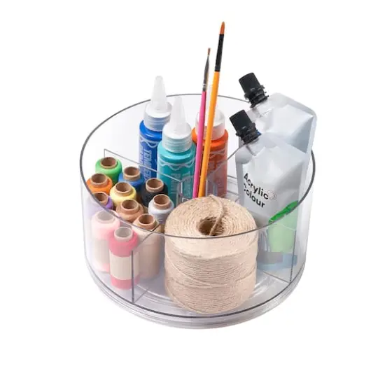 Mini Clear Plastic Turntable by Simply Tidy&reg; {3}