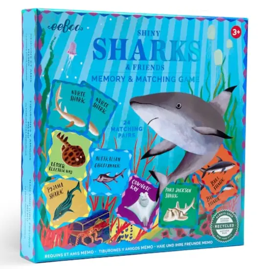 eeBoo Memory & Matching Shiny Sharks & Friends Game {1}