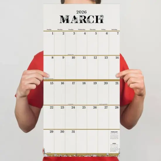 2026 Big Grid-Floral Wall Calendar {5}